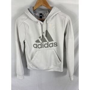 Adidas White Sweatshirt Climawarm Size Small